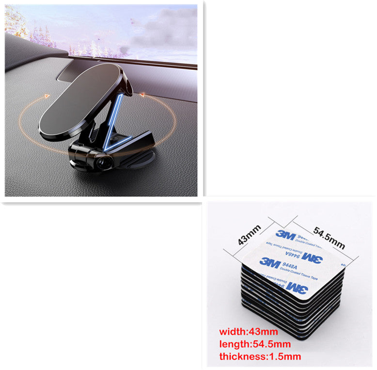 Magnetic car phone mount, alternate angle